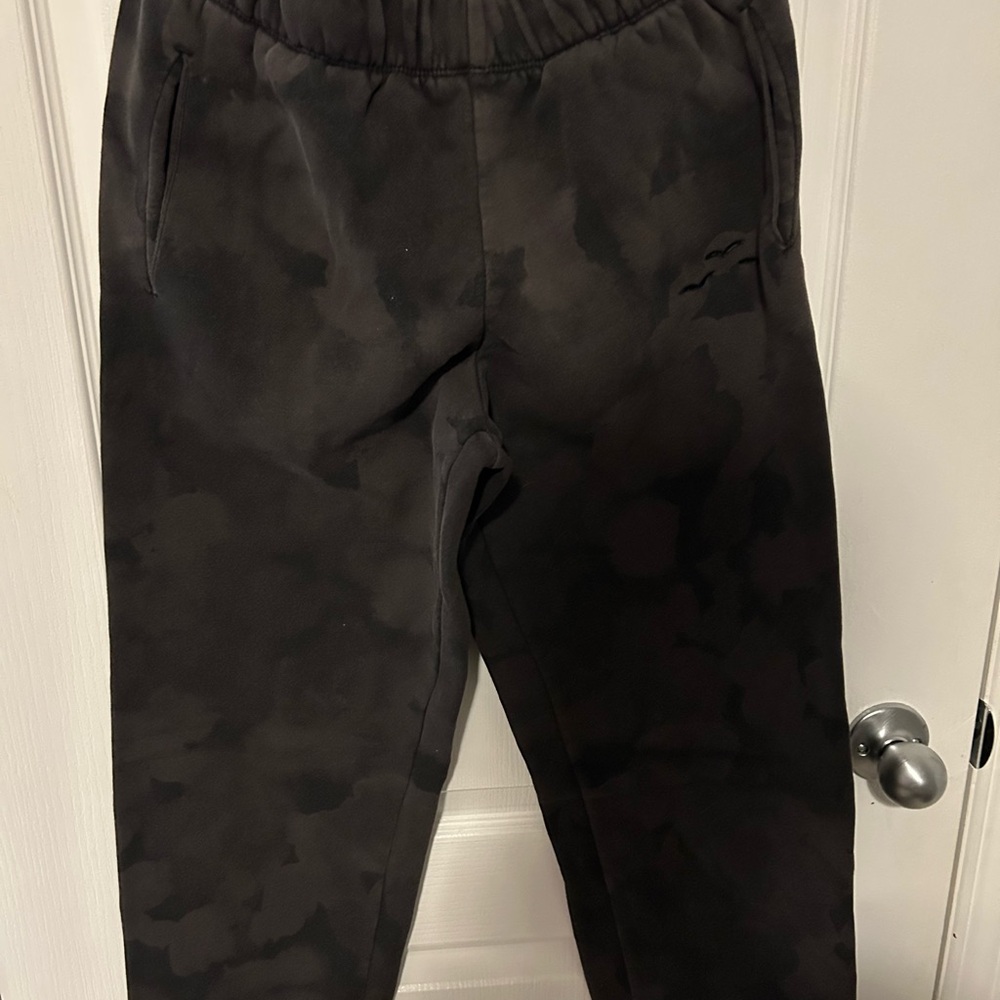 Black Camouflage Joggers